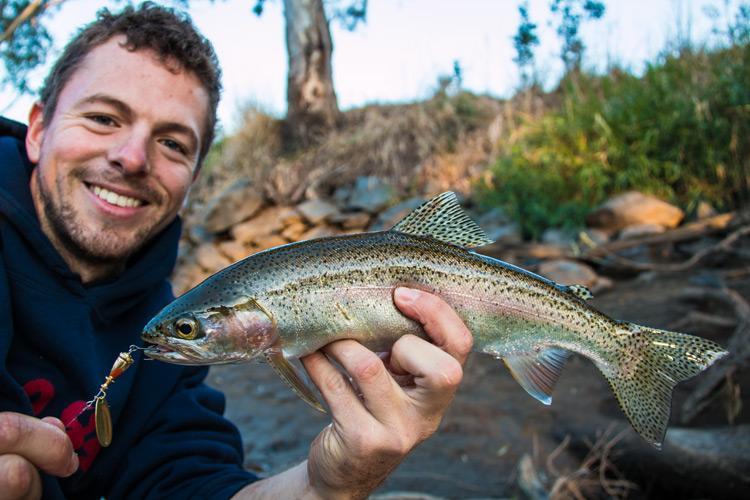jack zyhalak rainbow trout social fishing